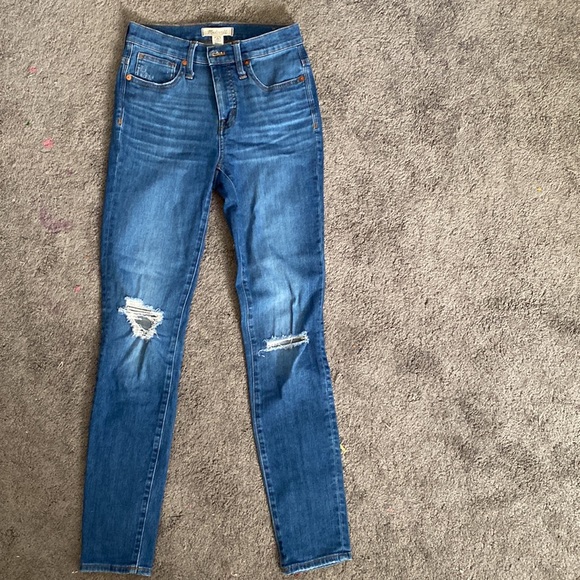 Madewell 9” High rise Skinny Crop 25Tall - Picture 2 of 7